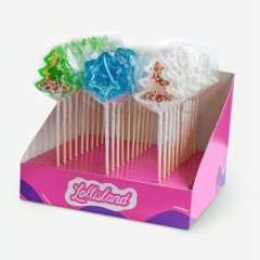 Леденец-погремушка "Ёлочка и снежинка" 30 гр 1 шт 