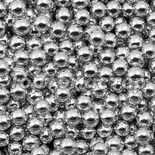 Сахарные шарики Серебро 7 мм 50 г