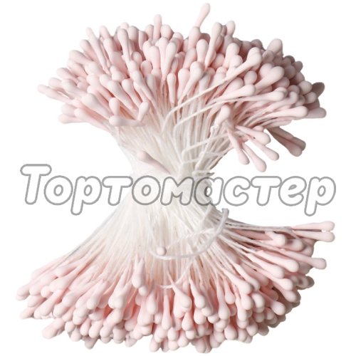 Тычинки для цветов длинные Розовые 1,5 мм 400 шт 7445381