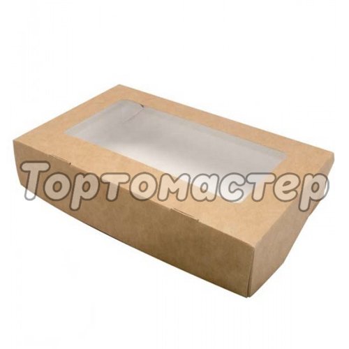 Коробка с окном Крафт 20х12х4 см OSQ Tabox PRO 1000    ECO Tabox PRO 1000  