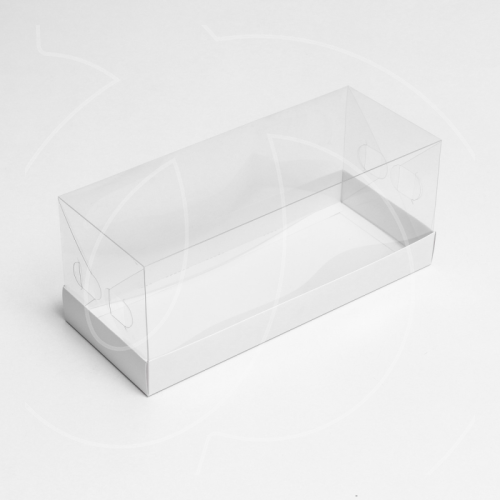 Коробка для рулета с прозрачной крышкой белая 35х12х12 см , 159 ₽ Коробка для рулета с прозрачной крышкой белая 35х12х12 см