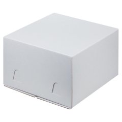 Коробка для торта белая 28х28х18 см 015200