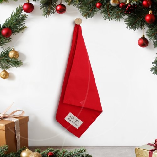 Полотенце кухонное Хлопок "Красный Новый год" 10472182