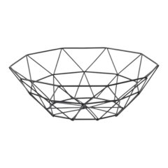 Фруктовница Чёрная 26 см 3944571