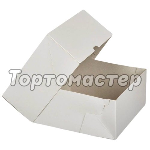 Коробка для торта Белая 25,5х25,5х10,5 см КТ 105 (60)
