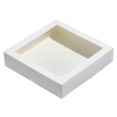 Коробка для сладостей TABOX PRO 1500 белая ForGenika 20х20х4,5 см ForG TABOX PRO 1500 W ST