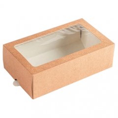 Коробка для макарон крафт 18x11x5,5 см OSQ MB 12 