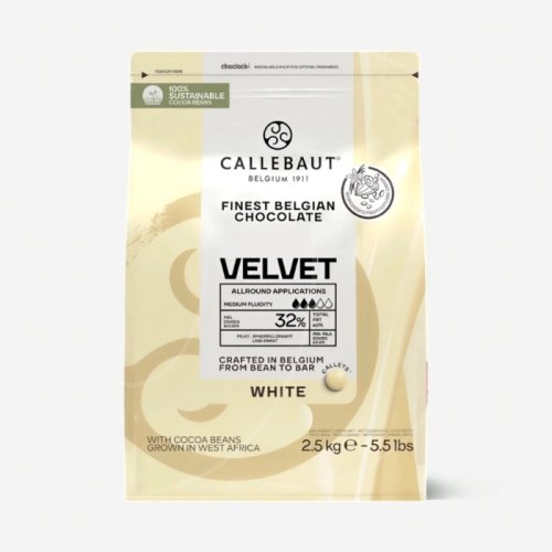 Шоколад белый CALLEBAUT "Velvet" 32-33% 2,5 кг W3-RT-U71 