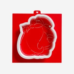 Вырубка пластиковая и трафарет LUBIMOVA "Дед мороз с мешком" LC-00004455	