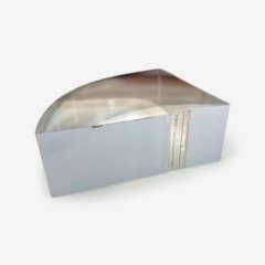 Форма металлическая для выпечки Четверть PEKU H10 R28 см Ч/10/28