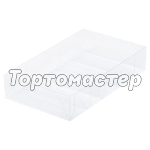 Коробка на 5 эклеров и эскимо пластиковая Прозрачная 25х15х5см 025070 ф