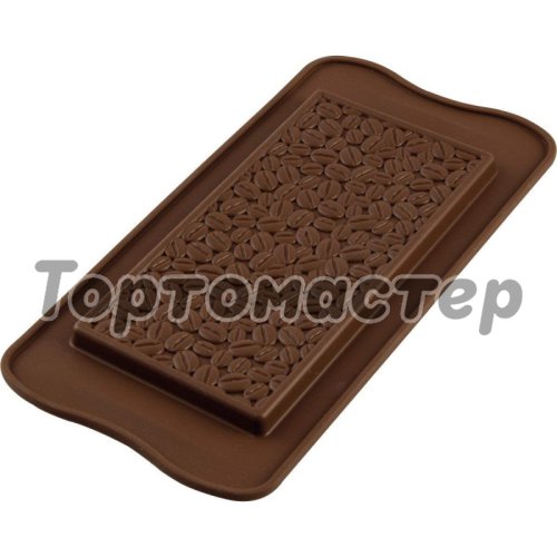 Форма силиконовая для шоколада Silikomart Плитка Кофе SCG39