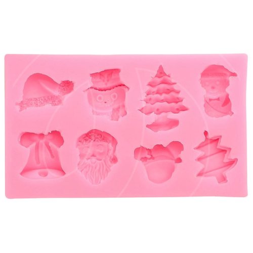 Молд силиконовый "Новый Год" 8 шт 4288371