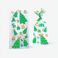 Пакетик прозрачный для сладостей "Ёлочки" 27х13 см 10 шт пак-16	, 99 ₽ Пакетик прозрачный для сладостей "Ёлочки" 27х13 см 10 шт пак-16