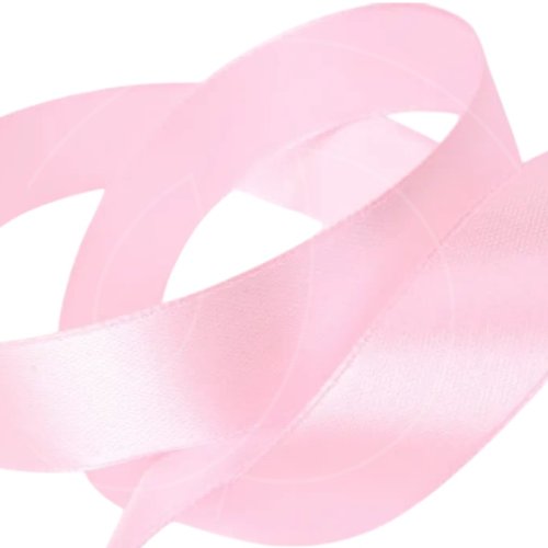 Лента для декора и упаковки Атласная Нежно-розовая 