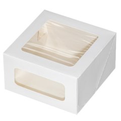 Коробка для торта с окном ForGenika 18х18х10 см