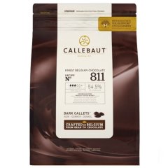 Шоколад CALLEBAUT Тёмный 54,5% 1 кг (Заводская упаковка) 811NV-595,  811-RT-U71