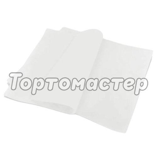 Бумага парафинированная для бенто-торта Белая 20х30 см 25 шт 7311250