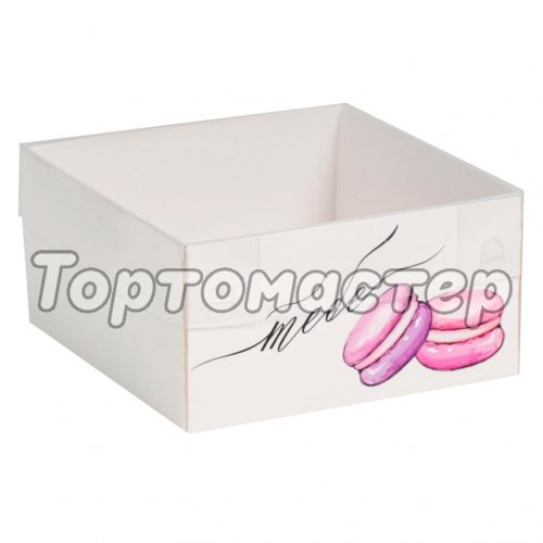 Коробка для сладостей с прозрачной крышкой "Тебе" 12х6х11,5 см 5080466
