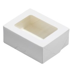 Коробка для сладостей TABOX PRO 300 белая ForGenika 10х8х4 см 25 шт ForG TABOX PRO 300 W ST