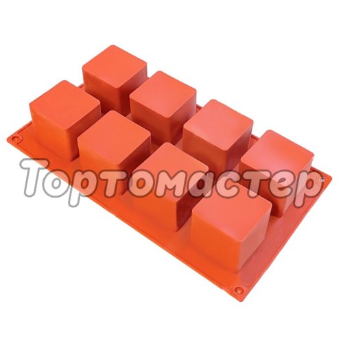 Форма силиконовая Кубики 5 см 8 шт СФ-44
